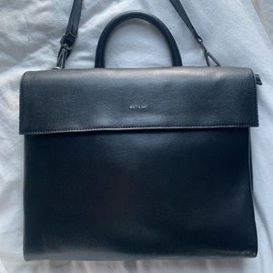 Matt & Natt square vegan leather flap crossbody